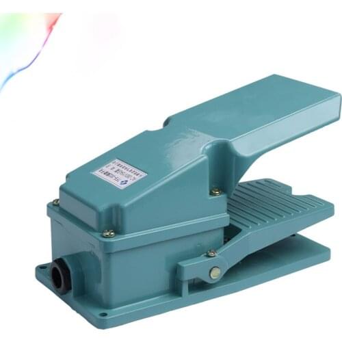 TFS302 Aluminium AC 250V 15A Antislip Metal Momentary Industrial Treadle Foot Pedal Switch TFS-302 Aluminium