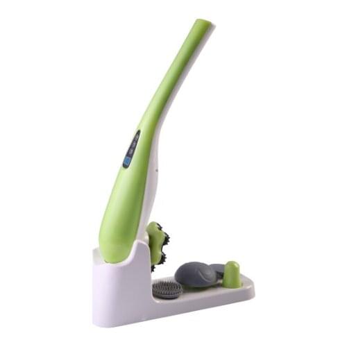 Dolphins shape battery charged 9 speed 9 mode massager hammer with pedestal