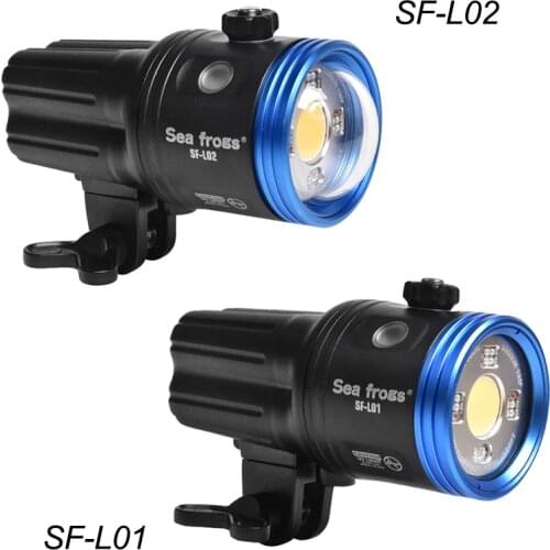 Seafrogs Underwater Photography Strobe IPX8 Deep To 100M / 330ft Waterproof Diving 9 Color Flash Light