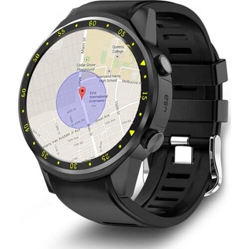 With Heart Rate Monitor Camera SIM Card Round GPS Smartwatch Sport F1 Smart Watch