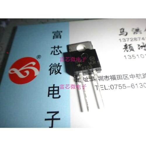 10pieces MUR820G MUR820 TO220
