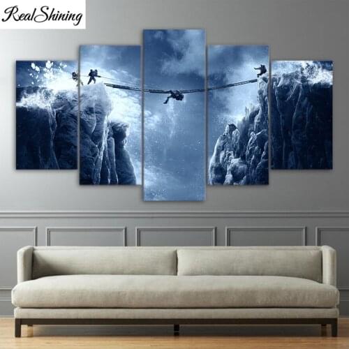 5 piece diamond painting everest adventure cross stitch 3d,diamond embroidery Full landscape,mosaic crafts pattern,F815
