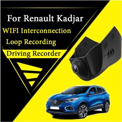 Car Road Record WiFi DVR Dash Camera For Renault Kadjar 2015~2020 Driving Video Recording