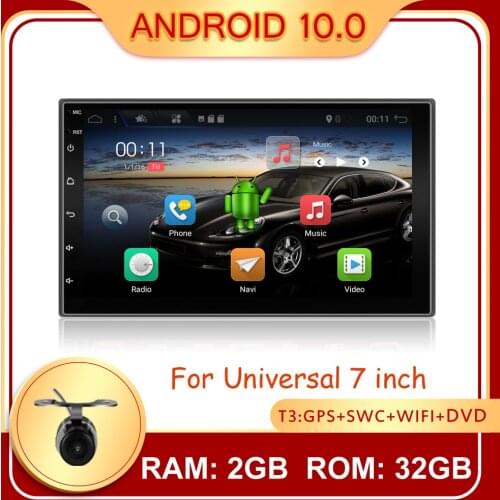 Bosion Android 10.0 7 inch Car Multimedia Player Car DVD Radio GPS Navigation Autoradio Bluetooth 4G WIFI USB SD Head unit 2.5D