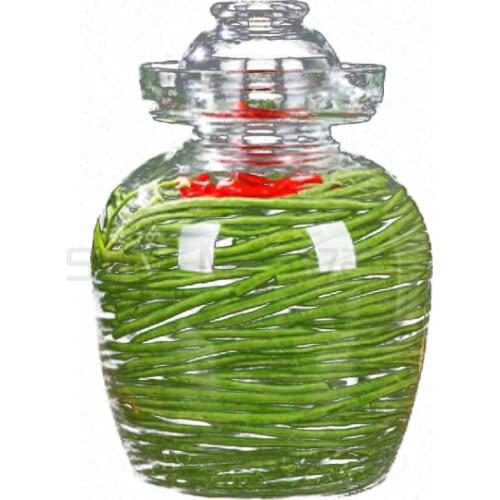 Pickle Jar Glass Kimchi Jars Japanese Korean Pickled Pickling Container Chinese Traditional Vegetables Fermentation Tank