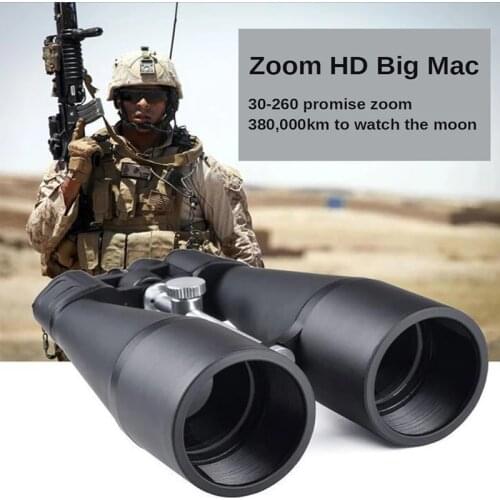 30-260X Zoom Binoculars Long Range Metal Military Professional Powerful Telescope 4K HD Low Light Night Vision for Camping Moon