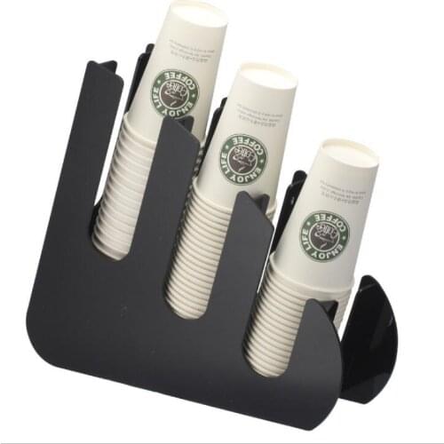 Acrylic paper cup holder 4 grid water cup kawaii holder beer cup holder