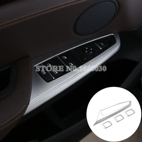 For BMW X4 F26 Inner Door Window Switch Button Cover Trim 2014-2017 4pcs Car accesories interior Car Trim