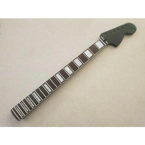 Big headstock 22 Frets 25.5" Maple Rosewood Guitar neck For Electric Guitar parts Black