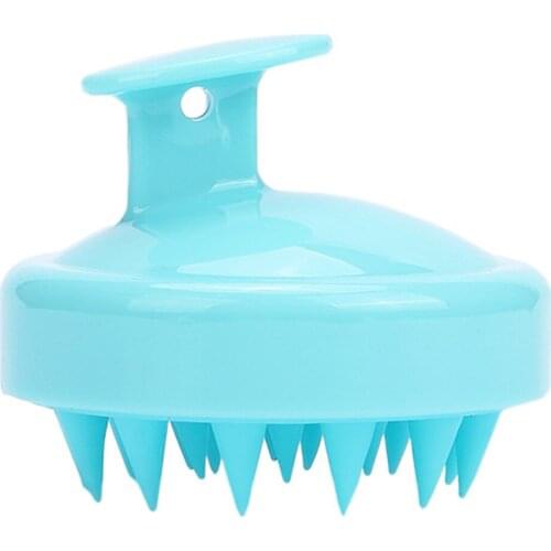 Multifunctional Silicone Shampoo Brush Head Body Scalp Massage Clean Comb Household Bath Spa Washing Shower