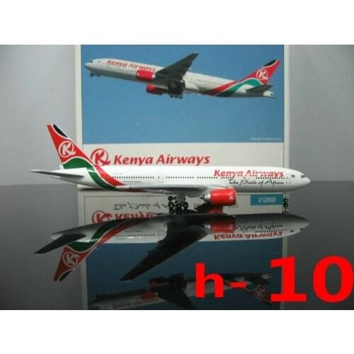 1:500 Kenya Airways Boeing 777-200 5Y-KQT Aircraft Model