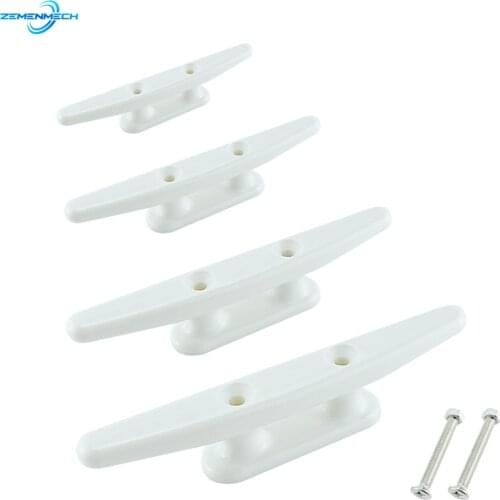 Nylon Low Flat Cleat Open Base Cleat Marine Boat Yacht Deck Line Rope Tie Kayak Canoe Deck Marine Hardware Boat Accessories Hot