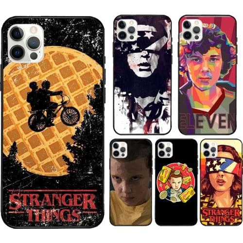 Eleven Stranger Things Cover Case For iPhone XR X XS MAX 12 Mini 11 Pro Max 5S 6S 7 8 Plus SE 2020 Coque