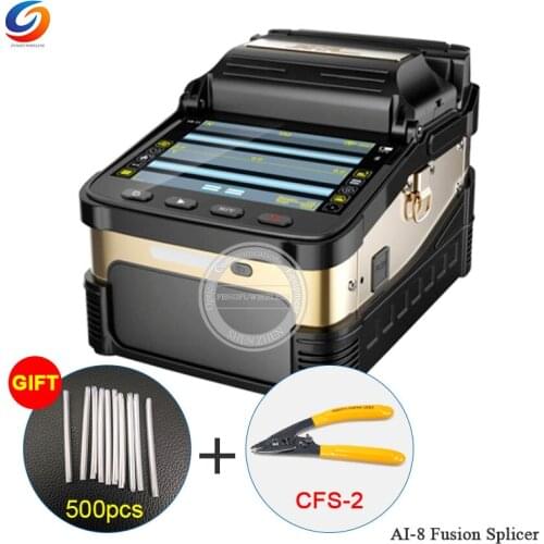 Original FTTH 6S AI-8C Signalfire Automatic Optical Fiber Fusion Splicer Intelligent Welding Splicing Machine