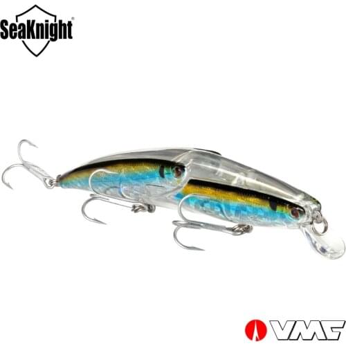 SeaKnight Brand SK046 Series Fishing Lure Minnow 1Pcs/Lot 130mm/5.12in 25.5g 3D Fish Eyes VMC Hooks Fishing Bait