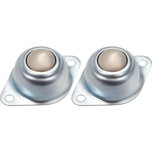 Uxcell Ball Caster Wheels Ball Transfer Units CY-15A Steel CY-25A Nylon Flange Mounted 1-inch 5/8-inch Roller Ball Transfer
