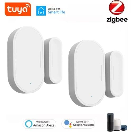 Zigbee Tuya Smart Home WiFi Door Sensor Door Open Detectors Security Protection Alarm System Home Security Alert Security Alarm