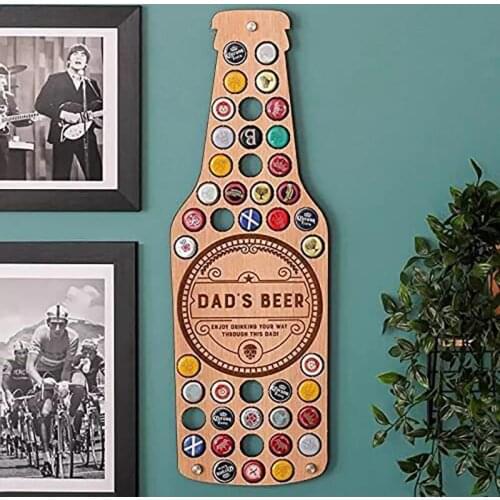 Beer Bottle Cap Rack Beer Cap Map Bottle Cap Holder Pub Bar Wooden Wall Sign Beer Bottle Cap Display Holder Decoration Craft