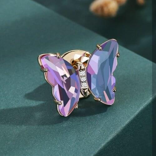 Butterfly Series Brooch Female 2020 New Coat Pin Fashion Accessories Temperament Simple Pendant Accessories