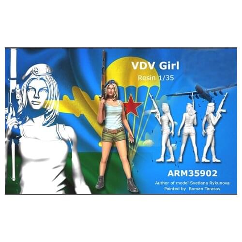 1/35 VDV girl Resin kit Figure soldiers GK Uncoated No colour