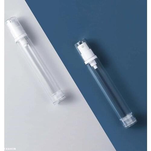 10pcs 5ml/10ml/15ml Airless Pump Vacuum Refillable Plastic Bottle Toiletries Container for Travel Empty Lotion Bottles