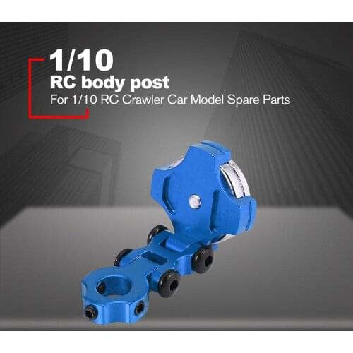 2Pcs Alloy Adjustable Magnetic Stealth Invisible Body Post Mount for 1/10 RC Crawler Car Model Spare Parts ZC