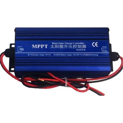 24/36/48/60/72V MPPT Boost Solar Charge Controller Charger 600w Car Battery Charging Voltage Regulator With Child Lock R7UB