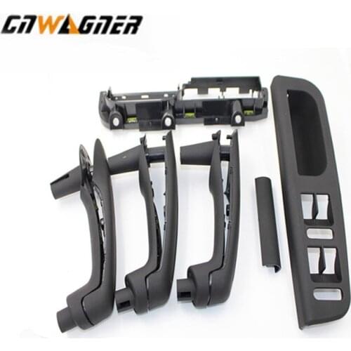 6Pcs/Set Car Interior Door Handle Cover Bracket Grab Bezel Trim Switch For VW Golf Gti Jetta MK4 1999-2005 3B1867171E