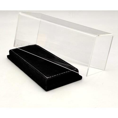 Thicken Acrylic Case Models Car Thicken Display Box Transparent Dustproof Black Flannel Bottom 1:43 Scale