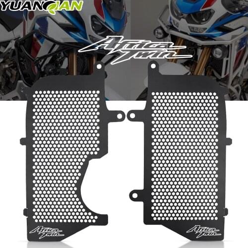 For Honda CRF1100L Africa Twin ADV Sports 20-2021 Black Motorcycle Accessories Radiator Grille Guard Cover CRF 1000L AfricaTwin