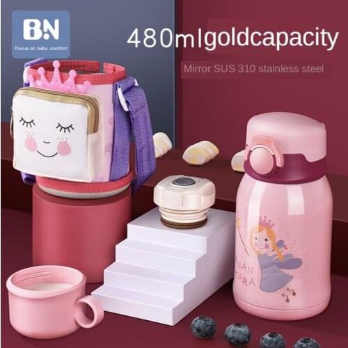 Bayelon Baby xue yin bei Kindergarten Baby Shatter-Resistant Anti-Choke with Handle Gravity Ball Children Straw Cup