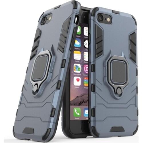 For IPhone 6S Case Metal Finger Ring Phone Cover For IPhone 6S Plus 5 5S 5C 6 S XR X XS 11 Pro Max Luxury Shockproof Armor Cases