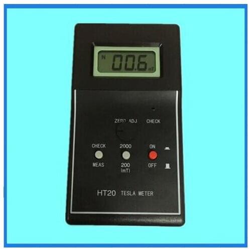 DC 2000mT HT20 Tesla/ Gauss /Digital Magnetic Flux Meter