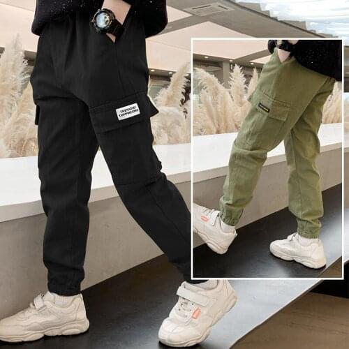 Childrens clothing boys casual pants children 2021 new spring autumn summer thin casual boys loose pants