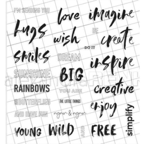 German Clear Stamp Seal DIY Scrapbooking photo Album Decorative Clear Stamp C0674