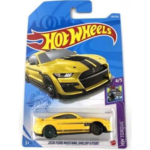 Hot Wheels 1:64 2020 FORD MUSTANG SHELBY GT500 Edition Metal Diecast Model Cars Kids Toys Gift
