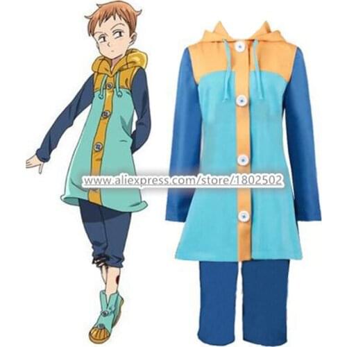 The Seven Deadly Sins nanatsu no taizai cosplay costume Halloween Uniform Accessories Any Size