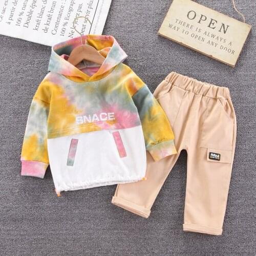 New Baby Boys/Girls Clothing Sets Cotton Sport Suit Children Cool Camouflage Print Hoodie Sweatershirt+Pants 2pcs Kids Tracksuit