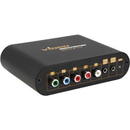 LKV7600 VGA ypbpr/component to VGA converter for PC laptop to TV with power adapter