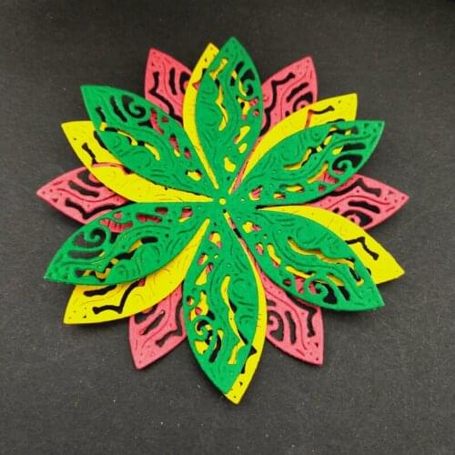 SCD933 Flower Metal Cutting Dies For Scrapbooking Stencils DIY Album Cards Decoration Embossing Folder Die Cuts Cutter Tools New