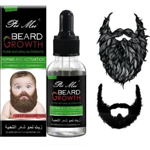 New Barbe Beard Essentital Oil Beard Growth Enhancer Pure Natural Nutrients Beard Oil for Men Facial Nutrition Beard Care Kit