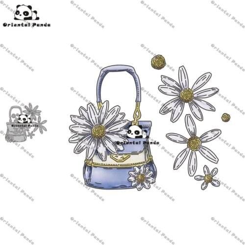 New Dies 2020 Daisy handbag Metal Cutting Dies diy Dies photo album cutting dies Scrapbooking Stencil Die Cuts Card Making