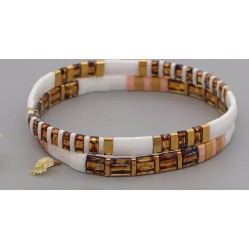 Couple Bracelet Beaded TILA Beads Handmade Beaded Jewelry New Handmade Woven Bracelets for Women Jewellery Gift Bracelets