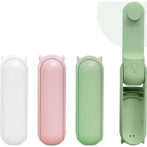 Handheld Fan Mini Portable Fans Folding Ventilador USB Rechargeable 24 Hours Endurance Silent Small Fan for Outdoor Ventilador