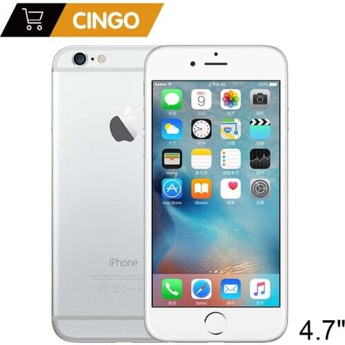 Unlocked Apple iPhone 6 IOS Dual Core 1.4GHz 1GB RAM 16/64/128GB ROM 4.7 inch 8.0 MP Camera 3G WCDMA 4G LTE Used Mobile phone