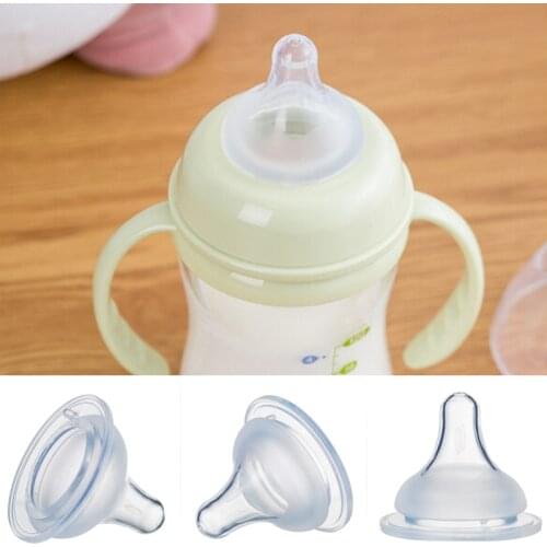 Anti Flatulence Silicone Wide Neck Natural Nipple for Baby Bottle
