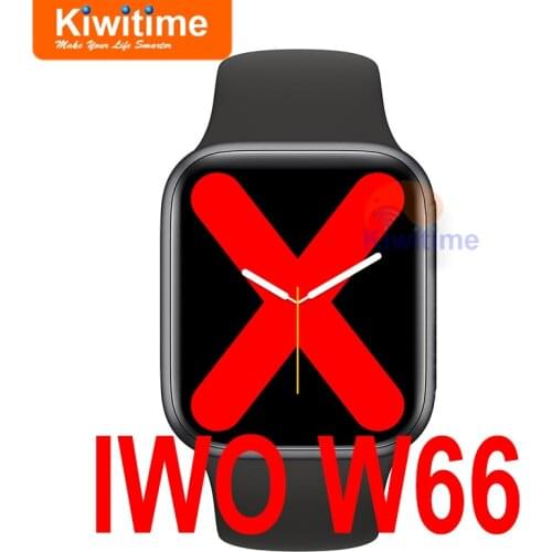 KIWITIME IWO W66 Smart Watch Series 6 for Support Bluetooth Call Heart Rate ECG Pedometer Customize Watch face Smartwatch