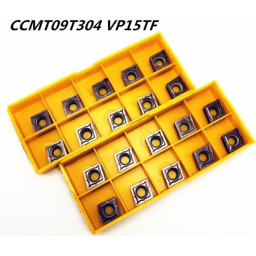 CCMT09T304 VP15TF UE6020 Carbide Blade Metal Turning Tools CNC Rapid Milling Tool Tungsten Carbide Cutting Tool CCMT 09T304