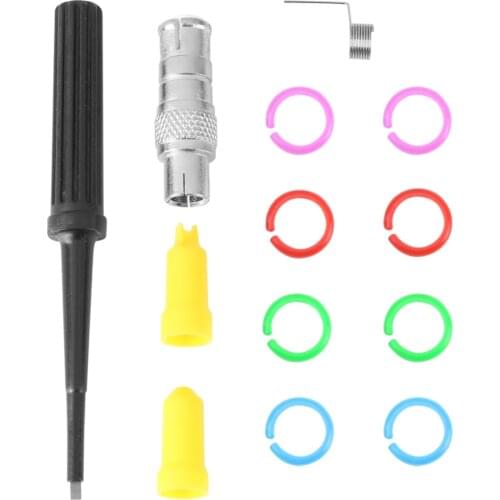 1pc 200Mhz Oscilloscope Scope Test Probe Clip BNC P2200 X10/X1 Black