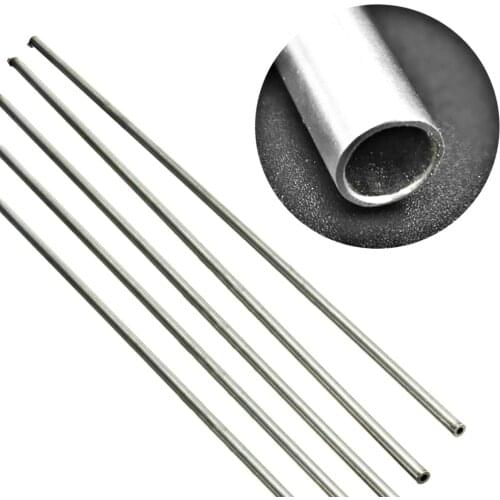 5pcs New 304 Stainless Steel Capillary Tube Tubing OD 5mm ID 3mm Length 500mm